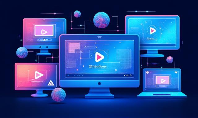 Graphic representing video player interfaces
